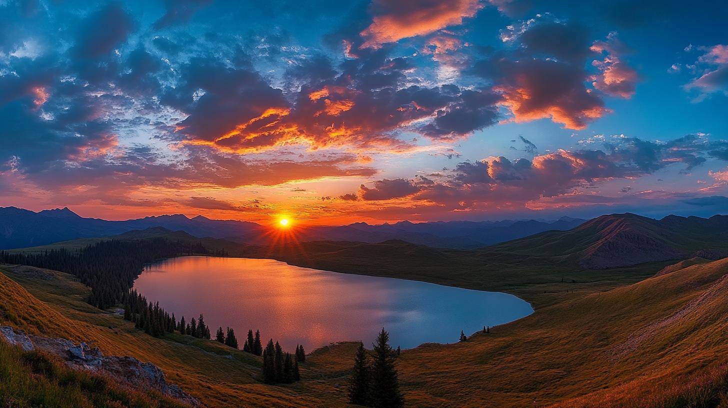 Рассвет на Иссык-Куле